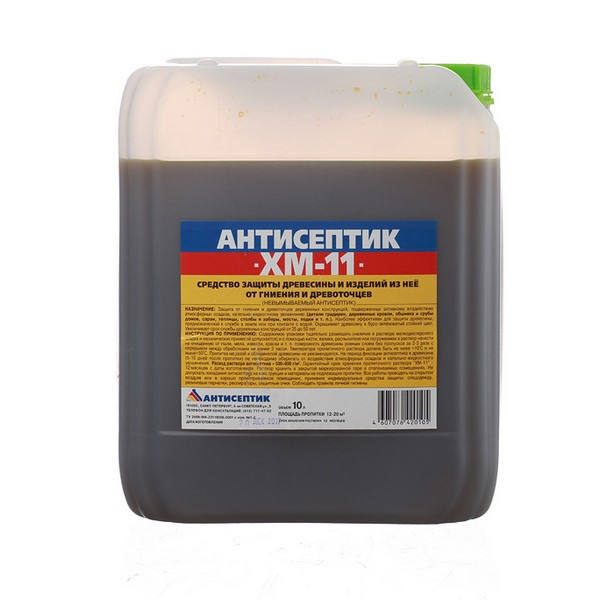 Антисептик ХМ-11 для дерева биозащитный 10 л