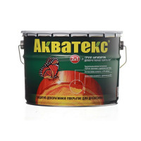 Антисептик Акватекс декоративный для дерева орех 10 л