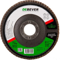 Круг лепестковый по металлу/древесине Debever (FDC 115A 40 72F) 115х22,2 мм P40