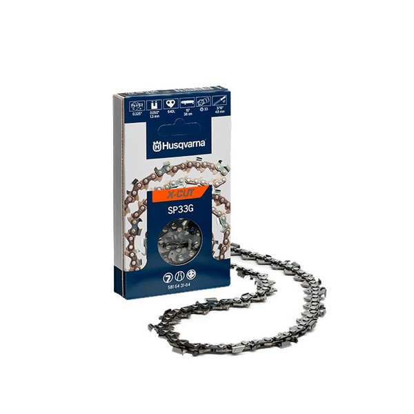Цепь Husqvarna (5816431-64) 15" шаг 0.325" паз 1,3 мм 64 звена