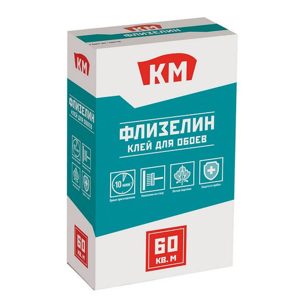 Клей для флизелиновых обоев КМ 450 гр