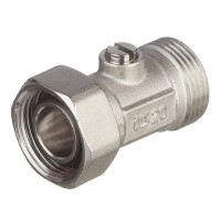 Узел нижнего подключения прямой Stout (SVH-0005-000020) 3/4 НР(ш) х 3/4 ВР(г) для радиатора никелерованный