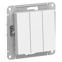 Выключатель Schneider Electric Atlas Design ATN000131 трехклавишный скрытая установка белый