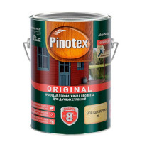 Антисептик Pinotex Original декоративный для дерева белый основа BW 2,7 л