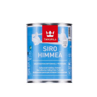 Краска водно-дисперсионная для потолка Tikkurila Siro Himmea (Сиро Мат) белая 0,9 л