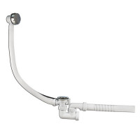 Сифон для ванны VIRPLAST by WIRQUIN 30982476 п/автомат 1 1/2"х40 регулируемый c выпуском D 50 мм соединением 40 мм