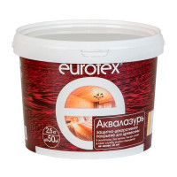 Лак антисептик акриловый Eurotex Аквалазурь белый 2,5 л