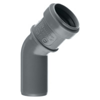 Отвод Pro Aqua Comfort d32 мм 45° пластиковый для внутренней канализации