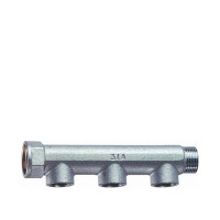 Коллектор VALTEC (VTc.550.N.0503) 3/4 ВР(г) х 3 выхода 1/2 ВР(г) х 3/4 НР(ш)