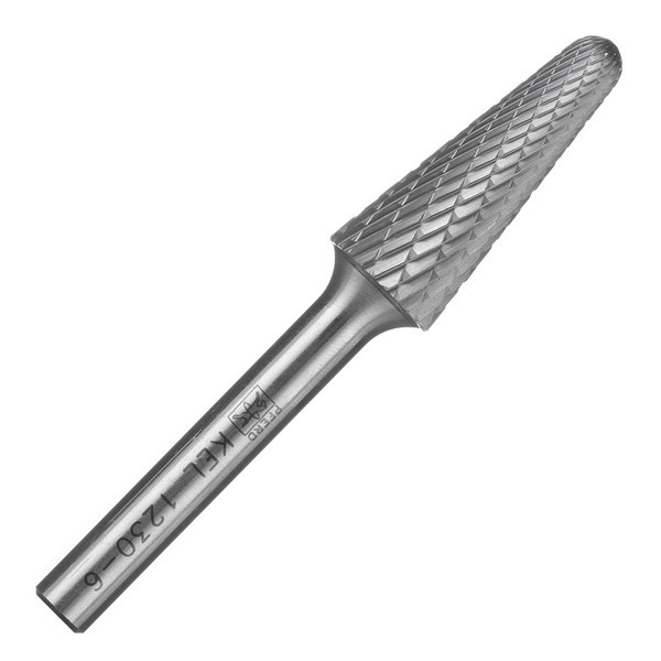 Борфреза круглоконическая Pferd KEL 1230/6 DC d12 мм твердосплавная