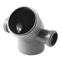 Отвод Pro Aqua Comfort d110х50 мм 45° универсальный