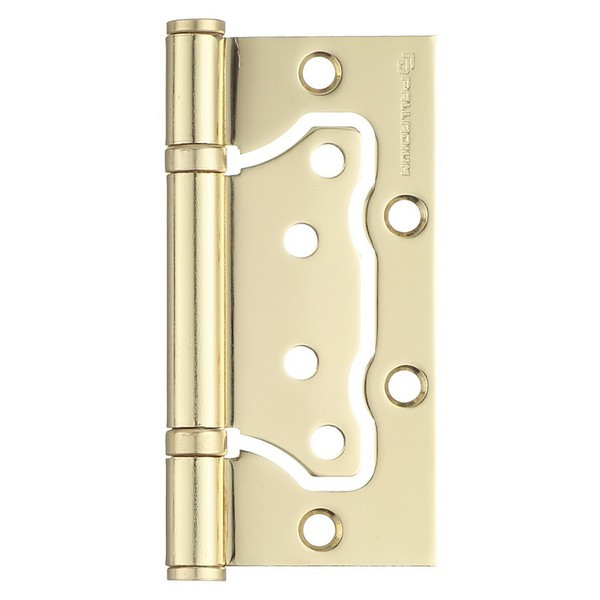 Петля Palladium 2BB-100 PB бабочка универсальная неразъемная 100х75 мм латунь