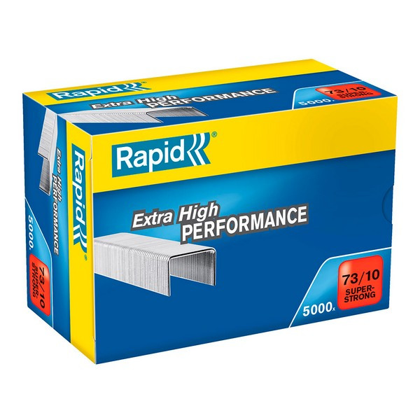 Скобы для плайера Rapid (24890400) тип 73 10 мм с острыми ножками стальной (5000 шт.)