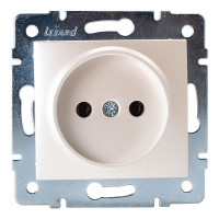 Розетка Lezard KARINA 707-3088-121B скрытая установка жемчужно-белая