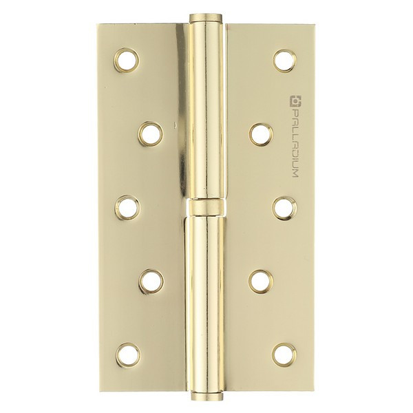 Петля Palladium N 613-S-5 PB левая разъемная 125х75 мм латунь