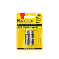 Батарейка Navigator АА пальчиковая LR6 1,5 В 1700 мАч (2 шт.)