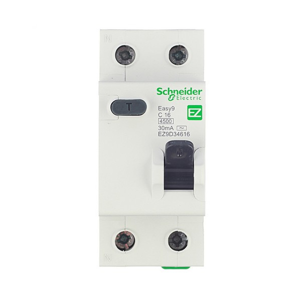 Автомат дифференциальный Schneider Electric Easy9 (EZ9D34616) 16А 30 мА 1P+N тип АС 4,5 кА
