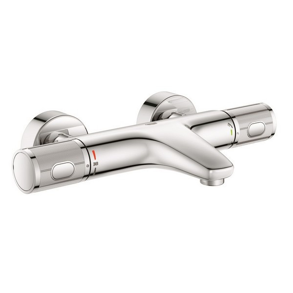 Смеситель термостат для ванны GROHE Precision Feel 34788000 с коротким изливом без лейки
