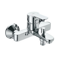 Смеситель для ванны и душа GROHE BauEdge 23334000 с коротким изливом однорычажный без лейки