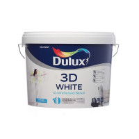 Краска водно-дисперсионная интерьерная Dulux 3D White белая основа BW 10 л