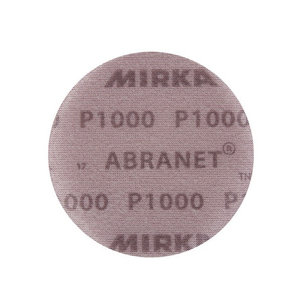 Диск шлифовальный Mirka Abranet d125 мм P1000 на липучку сетчатая основа (5 шт.)