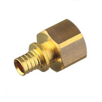 Соединитель прямой Stout (SFA-0002-001634) 16 мм х 3/4 ВР(г) латунный