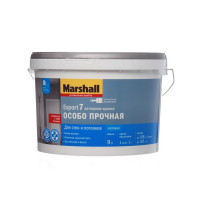 Краска водно-дисперсионная Marshall Export 7 моющаяся основа ВС 9 л