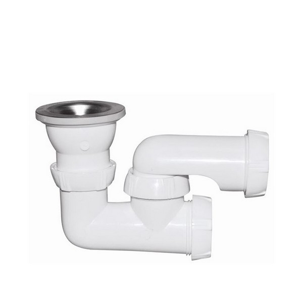 Сифон для душевого поддона WIRQUIN 30975011 1/2"х40 с выпуском регулируемый