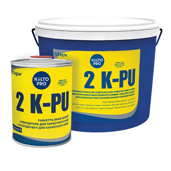Клей для паркета Kiilto 2КПУ 5,25 кг + 0,75 кг