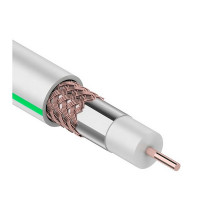 Кабель коаксиальный телевизионный SAT 703B 1x1 мм2 экранированный Rexant Green Line