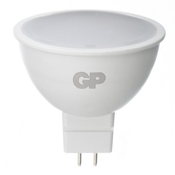 Лампа светодиодная GP 5,5 Вт GU5.3 рефлектор MR16 2700К теплый белый свет 220 В