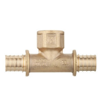 Тройник Stout (SFA-0028-002012) 20 мм х 1/2 ВР(г) х 20 мм латунный