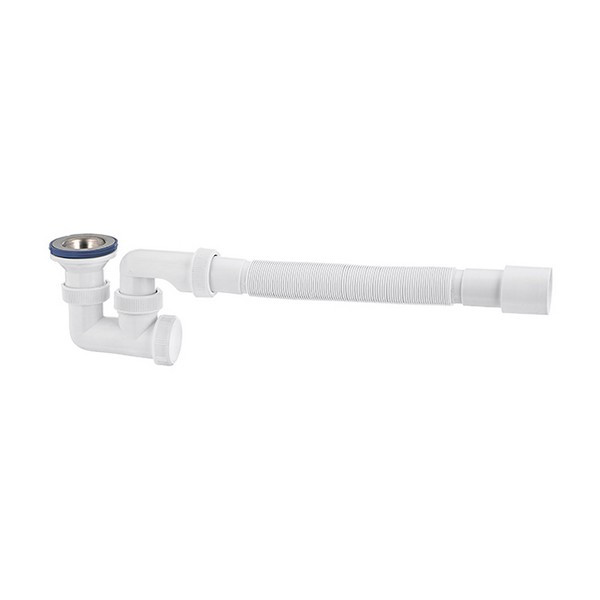 Сифон для душевого поддона VIRPLAST by WIRQUIN 30982460 1 1/2"х40 c выпуском D 70 мм гибким соединением 40/50