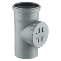 Ревизия Pro Aqua Comfort d110 мм пластиковая для внутренней канализации