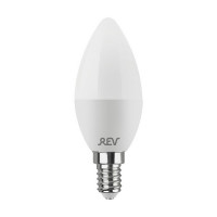 Лампа светодиодная REV 5 Вт E14 свеча С37 4000К естественный белый свет 220 В матовая