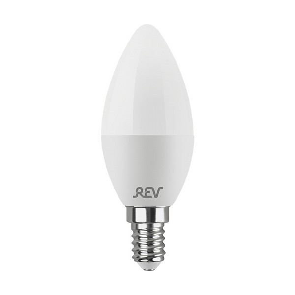 Лампа светодиодная REV 5 Вт E14 свеча С37 4000К естественный белый свет 220 В матовая