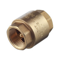 Клапан обратный 3/4 ВР(г) х 3/4 ВР(г) латунный золотник