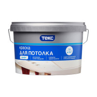 Краска водно-дисперсионная для потолка Текс Профи белая 1,8 л/2,8 кг