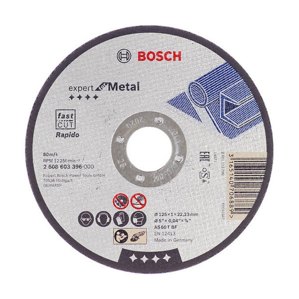Круг отрезной по металлу Bosch (2608603396) 125х22х1 мм