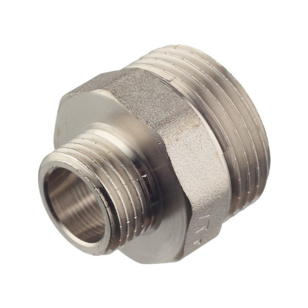 Ниппель переходной VALTEC (VTr.580.N.0604) 1 НР(ш) х 1/2 НР(ш) латунный