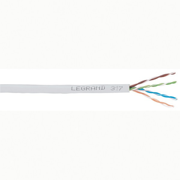 Кабель компьютерный (витая пара) UTP 4PR CAT5e 4х2x0,52 мм2 Legrand
