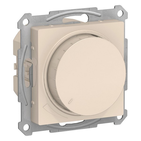 Диммер Schneider Electric Atlas Design ATN000236 скрытая установка бежевый 20-630 Вт поворотно-нажимной