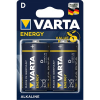 Батарейка VARTA D LR20 1,5 В 15800 мАч (2 шт.)