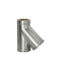 Тройник Дымок 45° х d150х230 мм с изоляцией AISI 439