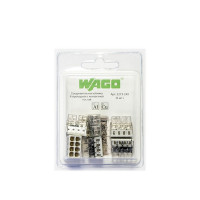 Клемма на 8 проводов Wago 2273-248 0,5-2,5 кв. мм с пастой (6 шт.)