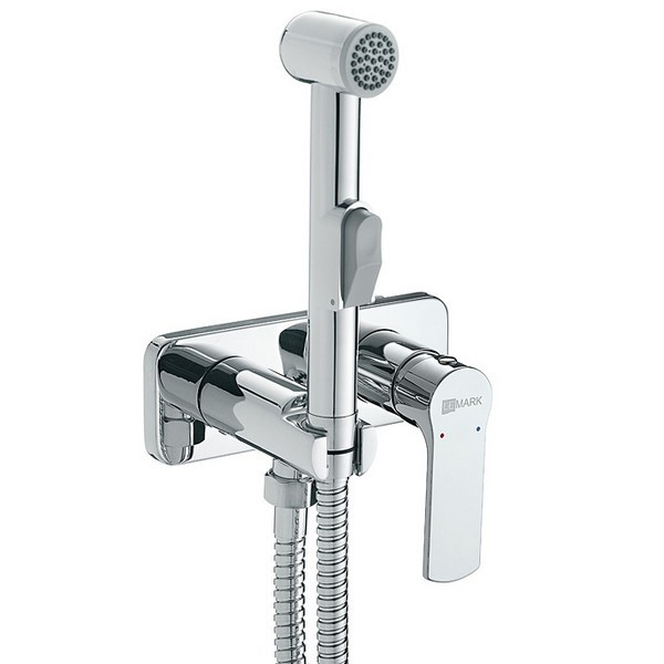 Смеситель с гигиеническим душем LEMARK GRACE LM1519C встраиваемый со скрытой частью в комплекте