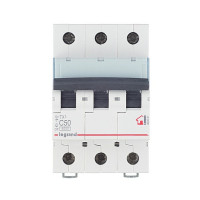 Автоматический выключатель Legrand TX3 (404061) 3P 50А тип C 6 кА 400 В на DIN-рейку