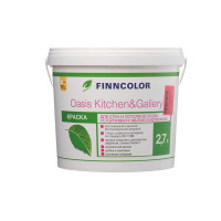 Краска водно-дисперсионная Finncolor Oasis Kitchen&Gallery 7 моющаяся основа C 2,7 л