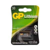 Батарейка GP Batteries CR123A 3 В 1500 мАч (1 шт.)