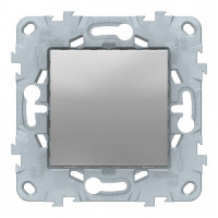 Выключатель Schneider Electric Unica NEW NU520130 одноклавишный скрытая установка алюминий